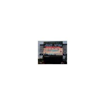 Giant 10mm IP67 / IP43 outside led screens for concerts , High Bright with 64 * 48 Resolution
