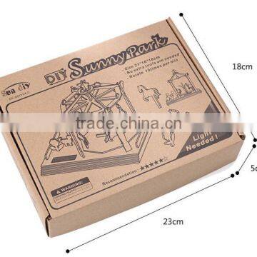 Wooden Children DIY Puzzle Toy Handmade Building Block Model Educational Diy Solar Puzzle Toy for Kids photo-5