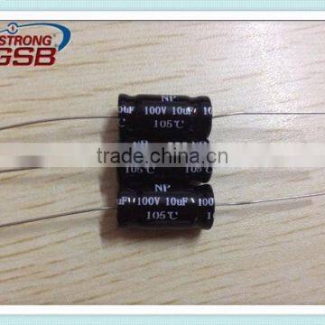 Horizontal Capacitor 10UF100V Aluminum Electrolytic Capacitor Inventory Hot Sell High Quality Made in China photo-2