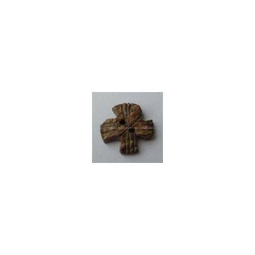 Quincuncial Coconut Button