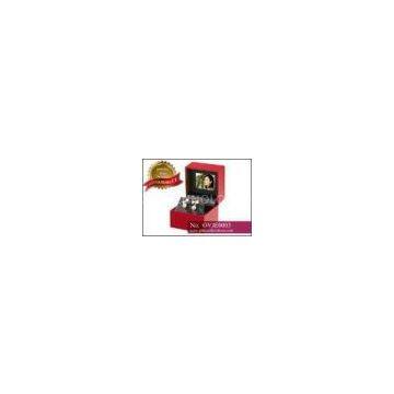 Red fancy paper Gift Jewellery Boxes / earring display box, video Earring packing case box