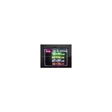 fluorescent led writing board