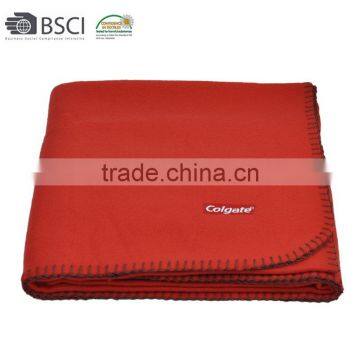 High Quality Promotional Micro Polar Fleece Blanket With Logo