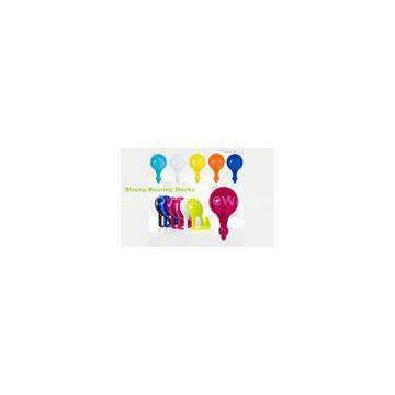Home Decorative Strong Removable Wall Hooks for Bathroom , Red / Green / Blue