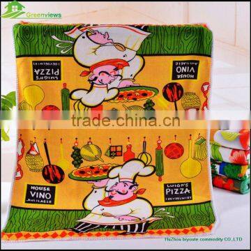 Wholesaler Tea Towel in Stock Printed Kitchen Tea Towel Photo Print Tea Towel photo-5