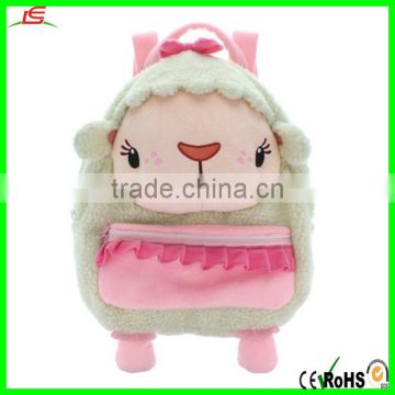 lovely lambie plush lambie kid backpack