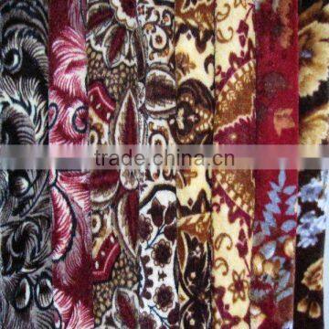 100% polyester upholstery fabric(velour fabric)