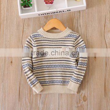 B40736A 2017 new design boys stripes sweaters