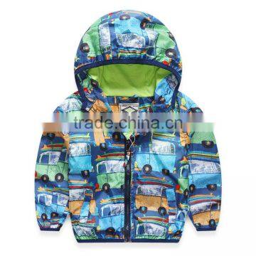 B40693A 2017 children wear children's clothing boys hooded coats