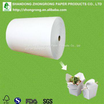 PE coated paper for fast food pail