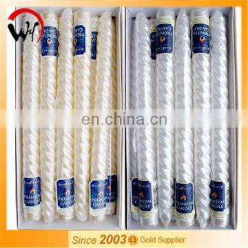 USA No Smoking No Dripping Taper Spiral Taper Candles