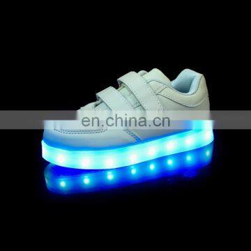Factory Wholesale Led USB Charge Shoes Children Kids Casual Shoes Led Sneakers for Boys Girls photo-2