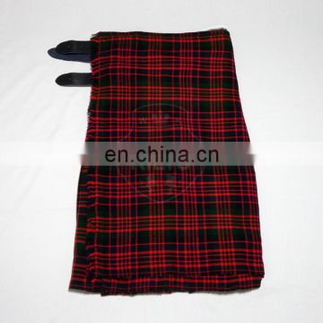 Wholesale Macdonald Scottish Tartan Clan Kilt 5 Yards and 8 Yards