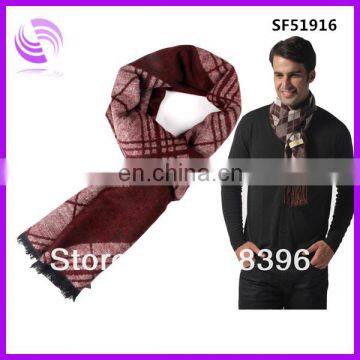 wholesale new fashion wool plaid pattern scarves man city scarf