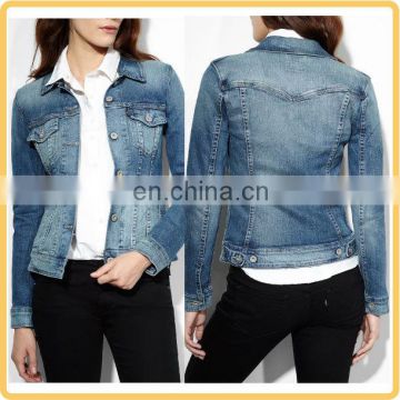 China fashion wholesale denim jacket women