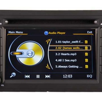 VW Skoda Free Map Waterproof Car Radio 8 Inches 2GRAM+16GROM