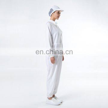 SANXIA White 100%Polyester Jumpsuit Food Factory Worker Wear photo-3