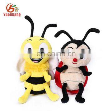 Insect Shaped Stuffed Baby Toy Plush Cartoon Bee for kids