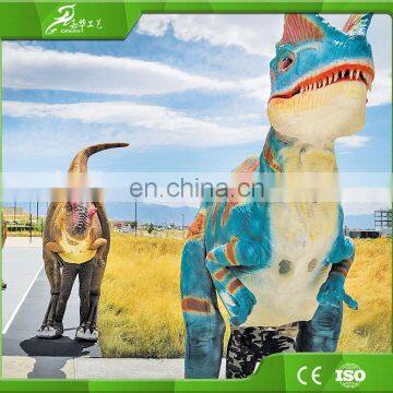 KAWAH Animatronic Adult Life Like Man Riding Dinosaur Costume photo-2