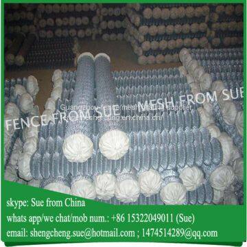 Hot galvanised 2mm thicknesss chain link fence for farm