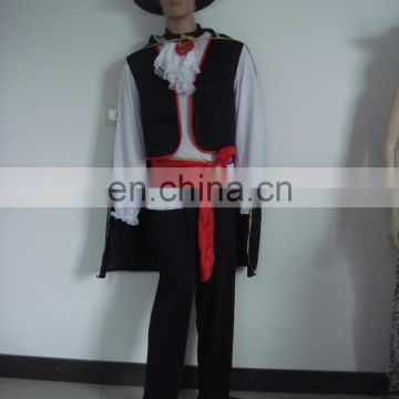 Carnival adult men Zorro costume fancy dress MC-0002