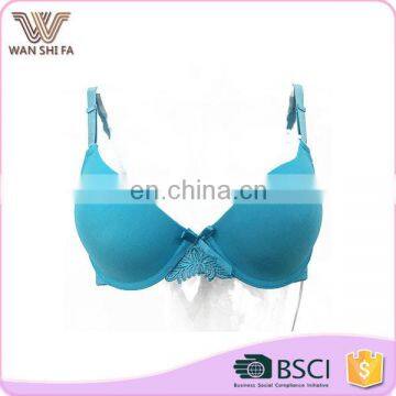 Whole colored custom high quality breathable promotion ladies bra brands