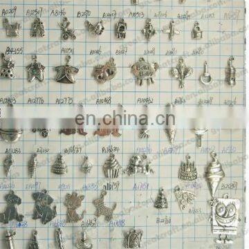 Charms Connector Pendant Antique Silver Feeding-bottle Shape Zinc Alloy Fit Bracelet Necklace DIY Metal Jewelry Findings
