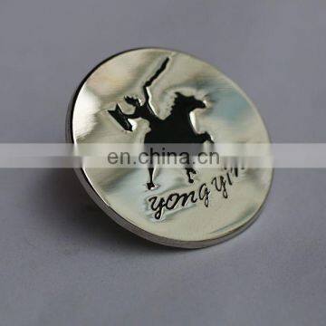 Hot sale solid metal tags for clothing metal logo