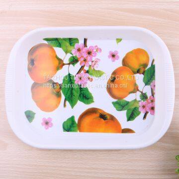TX215 PLASTIC WAVE EDGE PLATE IML TRAY CHEAP SMALL TRAY photo-2