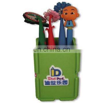 2017 New Design Cartoon Rubber Pen Holder photo-6