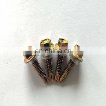 hex head drill tail screw with washer, self drilling screw