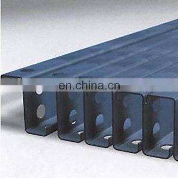 Structural Steel Galvanized Carbon Mild Z C U Channel Steel Profile , Z Purlin Z Beam Z Bar Section Steel for Roofing