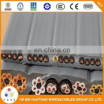 China Rubber Insulated Elevator Parts-flat Cable/TVVBPG 24X0.75