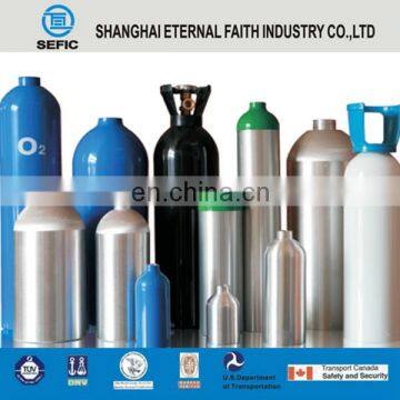 2L-150bar-DOT-3AL-17E Thread Valve CO2 Aluminum Gas Cylinder