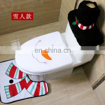 Christmas supplies toilet cover hotel home decoration