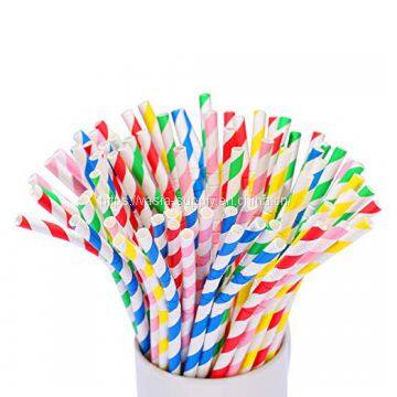 Bendable Paper Straws, Biodegradable Colorful Drinking Straws for Juices, Shakes, Smoothies, Birthday, Wedding, Anniversary Decorations, Party Supplies