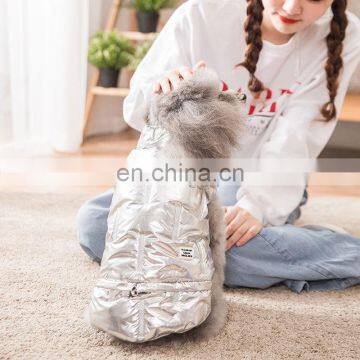 England Metal Punk Style Dog Pet Cat Winter Warm Cotton Clothes Winter Dog Apparels photo-3