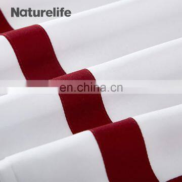 Beautiful Hotel Geometric Design Queen Twin White Navy 100% Polyester Bedding Duvet Cover Set photo-5