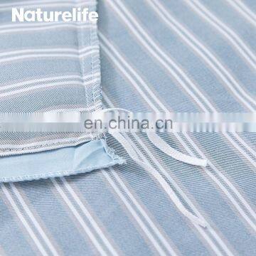 Nordic Design 100% Polyester Yarn Dyed Blue White Bed Sheet Sets Bedding With Fitted Sheets photo-3