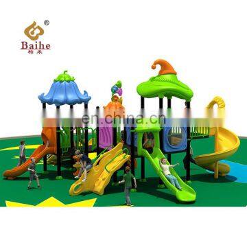 Plastic slide manufacturer children outdoor playground swing set children spiral tube slides