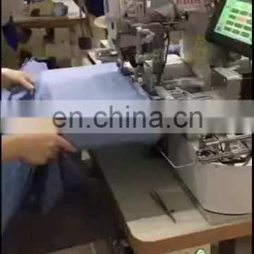 T-shirt shirts bottom hemming industrial sewing machine for polo