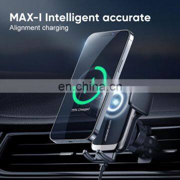 Joyroom ZS248 FCC CE ROHS QI 15W Wireless Fast Charging Automatic Sensor Car Phone Holder photo-5