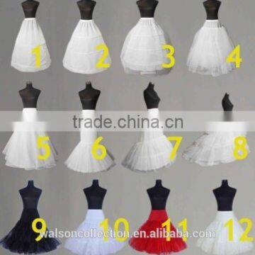 wedding petticoat bridal hoop hoopless crinoline prom underskirt fancy skirt Many Styles