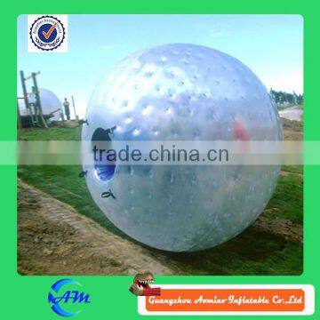 human hamster ball,Cheap price grass zorbing ball, durable Inflatable Zorb Ball for people