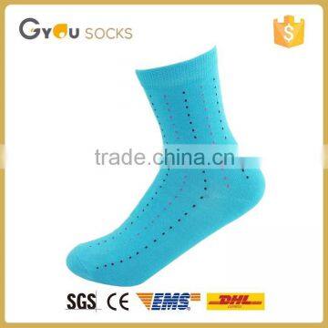 Wholesale custom Jacquard combed cotton men women tube socks