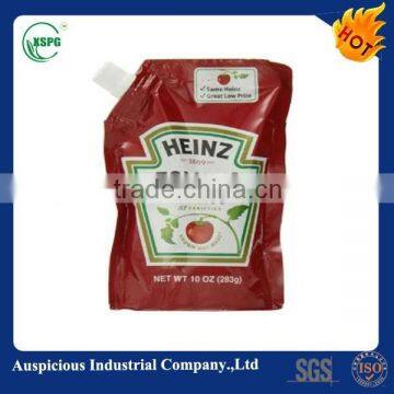 spout bag for apple juice/Soft drink Laminated material pouch