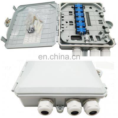 12 core fiber optic splitter distribution box 12  FDB PC ABS  fiber termination box nap box fiber optic terminal