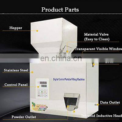 Powder Filling Machine 5-500g Particle Weighing Filling Machine Automatic Bottle Bag Powder Filler for Tea Seeds Grains Powder photo-2