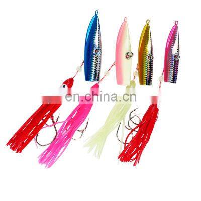 150g luminous  Inchiku Jig Ship Bottom Squid Octopus Skirt Fishing Lures