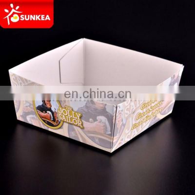 Custom brand design china maker buffet paper plate